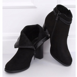 Bottines noires à talons VQ-31 Noir le noir 1