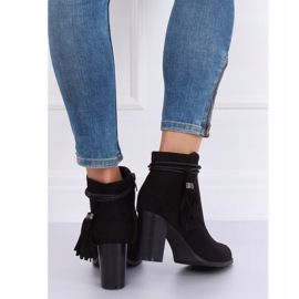 Bottines noires à talons VQ-31 Noir le noir 2