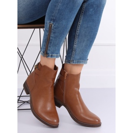 Camel 1304 Bottines Chelsea Camel pour femme brun 1
