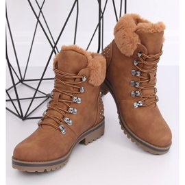 Boots camel femme Z172 Camel brun 1