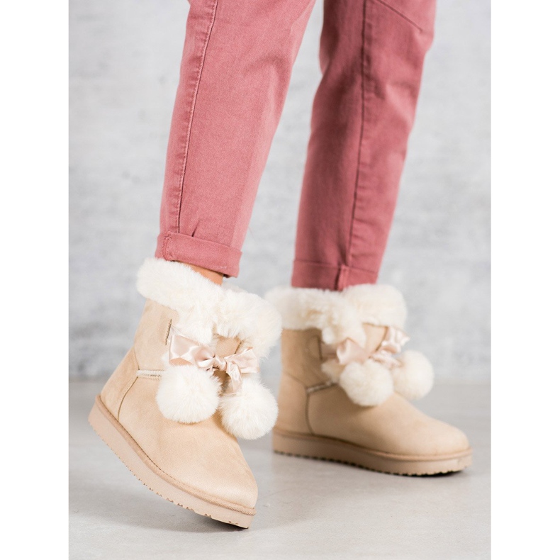 Mukluki beige à la mode 1