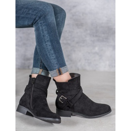 Filippo Bottines en daim le noir 1