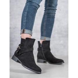 Filippo Bottines en daim le noir 3