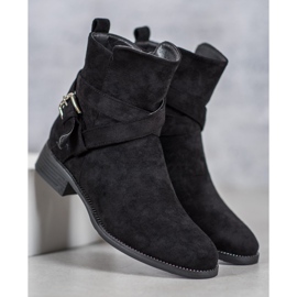 Filippo Bottines en daim le noir 4