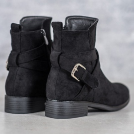 Filippo Bottines en daim le noir 5
