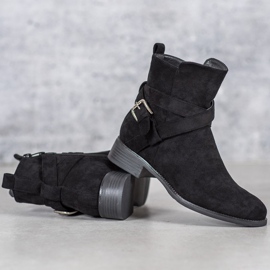 Filippo Bottines en daim le noir 6