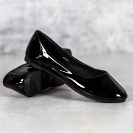 Ballerines VICES laquées le noir 4