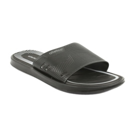 Chaussons noirs pour hommes pour la piscine de l'Atletico gris 1