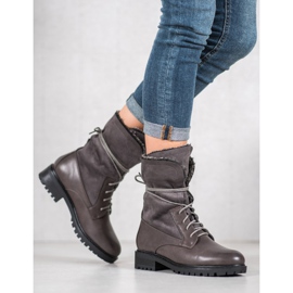 Seastar Bottes à tige enroulable gris 10