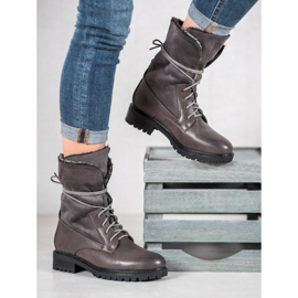 Seastar Bottes à tige enroulable gris 9