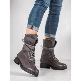 Seastar Bottes à tige enroulable gris 1