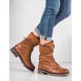 Seastar Bottes à tige enroulable brun 4