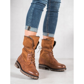 Seastar Bottes à tige enroulable brun 5