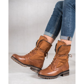 Seastar Bottes à tige enroulable brun 3
