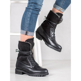 Seastar Bottes à tige enroulable le noir 1