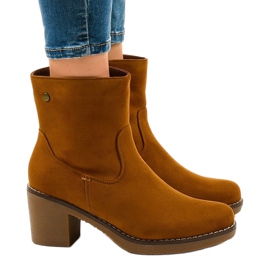 Escarpins en daim marron 8B852 brun 2
