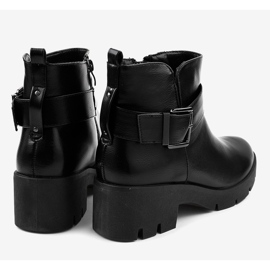 Bottines plates DGLJ-1 noires le noir 4