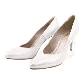 Espinto Pumps en cuir féminin 889/20 argent 3 Espinto Pumps en cuir féminin 889/20 argent 3