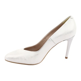 Espinto Pumps en cuir féminin 889/20 argent 2 Espinto Pumps en cuir féminin 889/20 argent 2