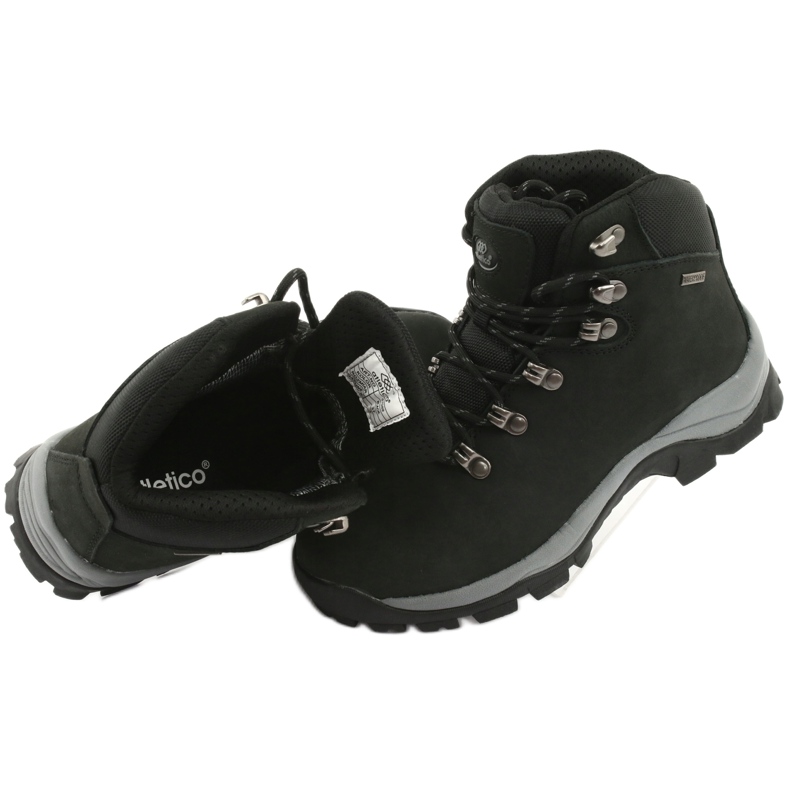 Chaussures de randonnée nouées Atletico 57089 noires 6