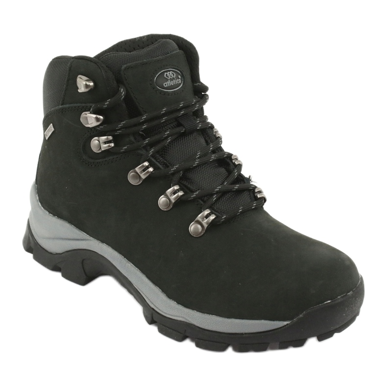 Chaussures de randonnée nouées Atletico 57089 noires 1