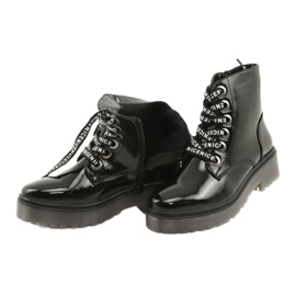 Bottines à lacets Sergio Leone 726 à lacets le noir 5