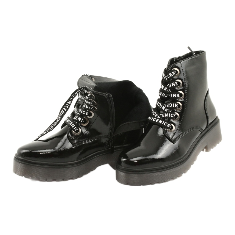 Bottines à lacets Sergio Leone 726 à lacets noir 5