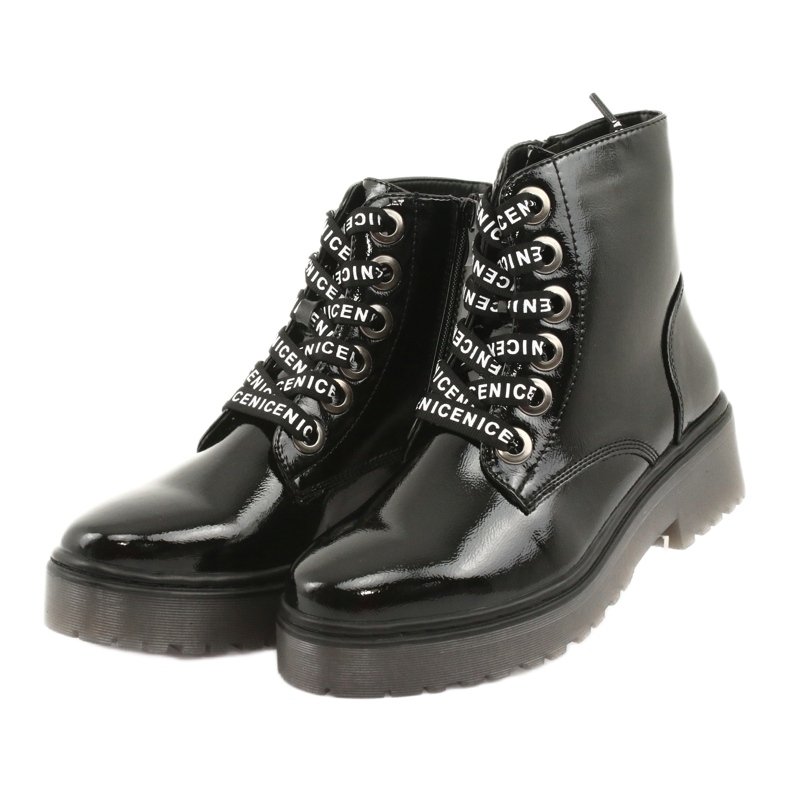 Bottines à lacets Sergio Leone 726 à lacets noir 3
