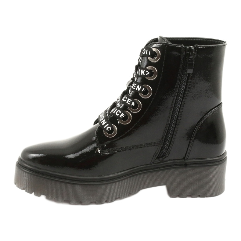 Bottines à lacets Sergio Leone 726 à lacets noir 2