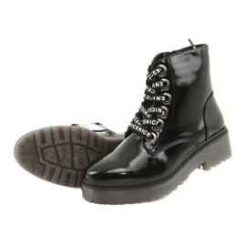 Bottines à lacets Sergio Leone 726 à lacets le noir 6
