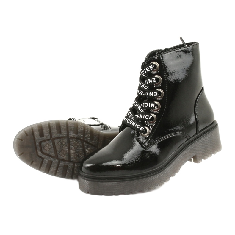 Bottines à lacets Sergio Leone 726 à lacets noir 6