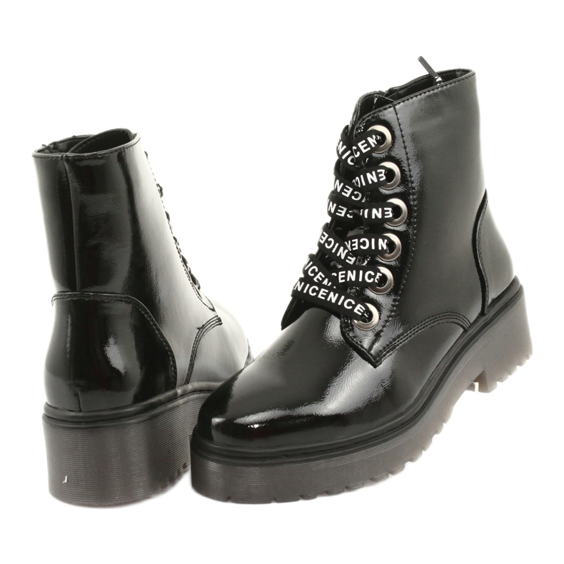 Bottines à lacets Sergio Leone 726 à lacets noir 4