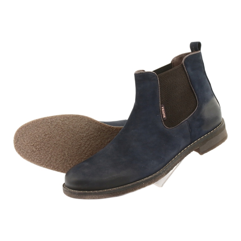 Bottines Chelsea boots à enfiler Badura 4754 brun bleu marine 5