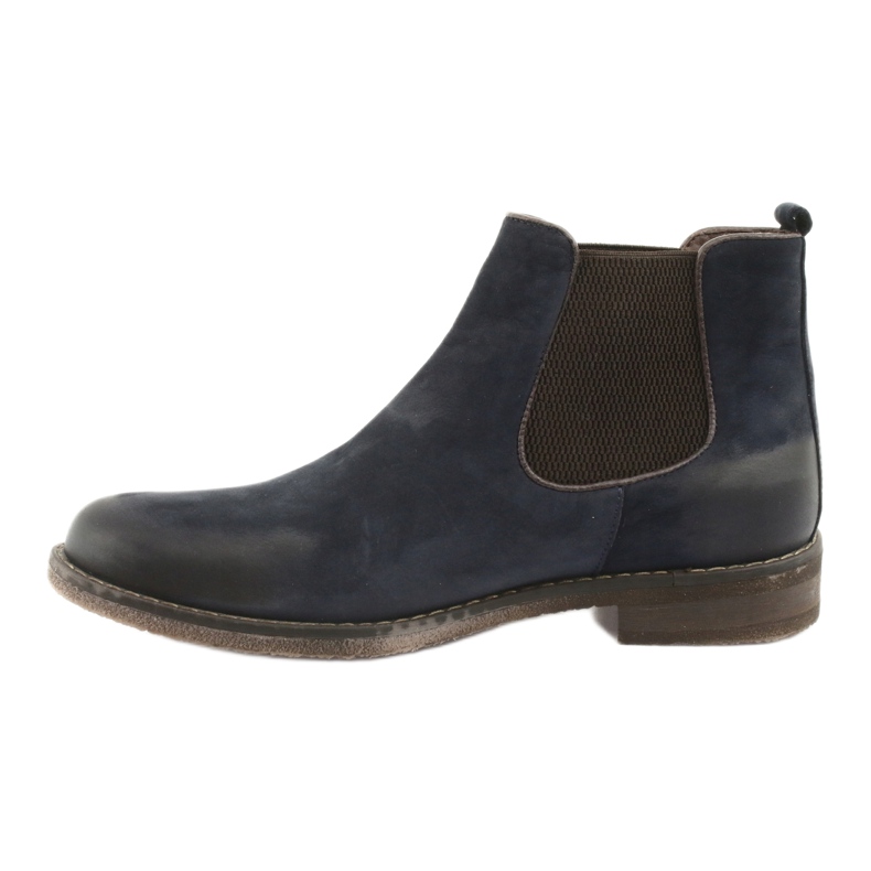 Bottines Chelsea boots à enfiler Badura 4754 brun bleu marin 2 Bottines Chelsea boots à enfiler Badura 4754 brun bleu marin 2