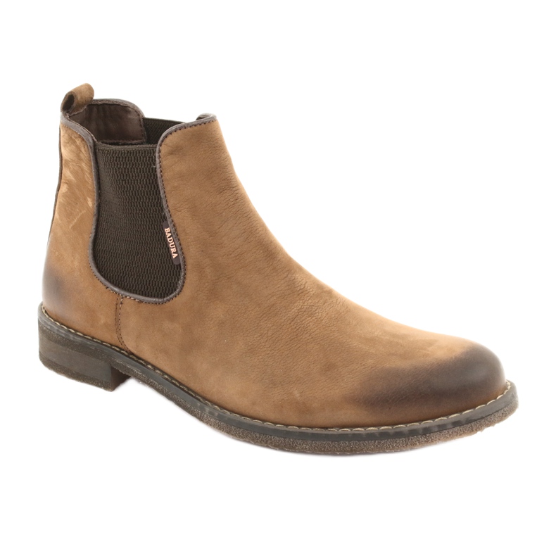 Bottines Chelsea boots à enfiler Badura 4754 brun 1