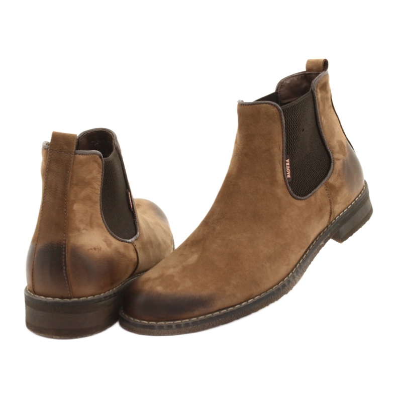 Bottines Chelsea boots à enfiler Badura 4754 brun 4 Bottines Chelsea boots à enfiler Badura 4754 brun 4