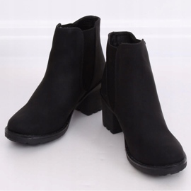 Bottines Chelsea noires, noir L2065 Noir 1