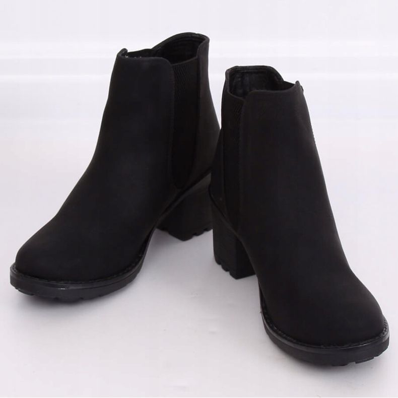 Bottines Chelsea noires, noir L2065 Noir le noir 1