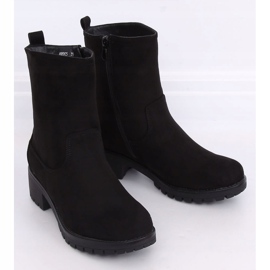 Noir 8B905 Bottes noires sur le protecteur 1