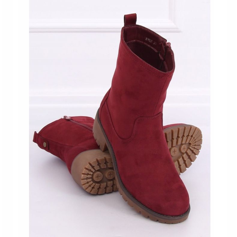 Bottes sur le marron 8B905 Protecteur de vin rouge 1