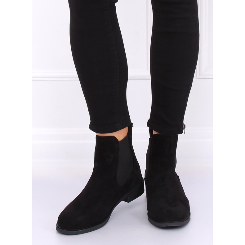 Bottines Jodhpur noires B-6856 Noir le noir 1