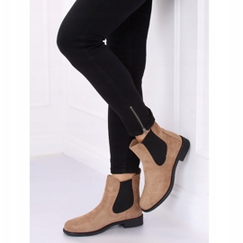 Bottines Jodhpur Beige B-6856 Kaki 1
