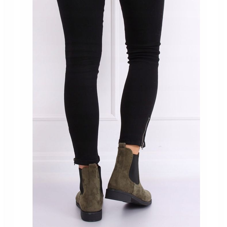 Bottes Jodhpur vertes B-6856 Vert 2