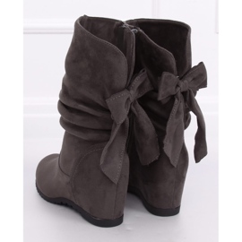 Bottes compensées grises H8120 Gris 4