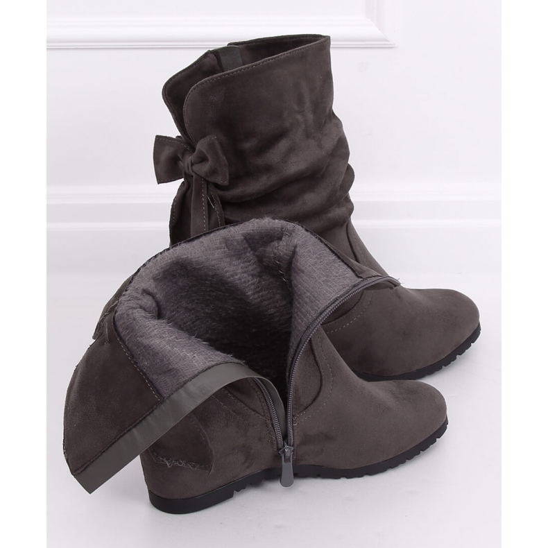 Bottes compensées grises H8120 Gris 2
