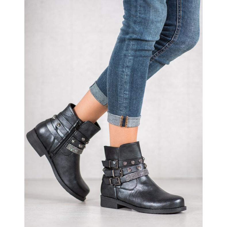 Forever Folie Bottes en graphite gris 2