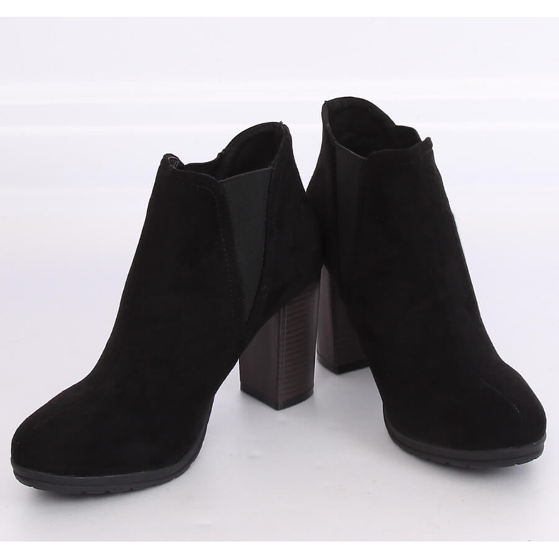 Bottines noires à talons H9261 Negro 2