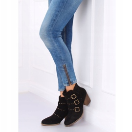 Bottes de cowboy noires L88-162 Noir le noir 2 Bottes de cowboy noires L88-162 Noir le noir 2