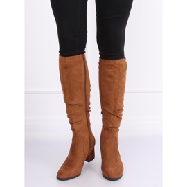 Bottines à talon camel 280 Camel brun 2