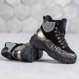 Bottines VICES à lacets le noir 5